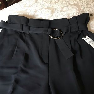 Express 12 Short Ankle High Rise Paperbag Waist